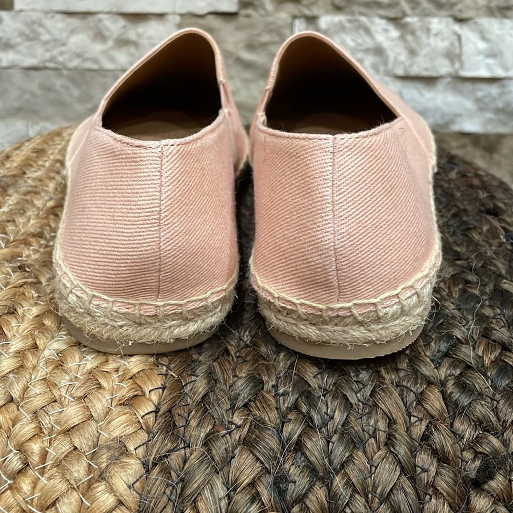 COMFORTVIEW Peach Espadrille Flats Sz 7W - Picture 4 of 9